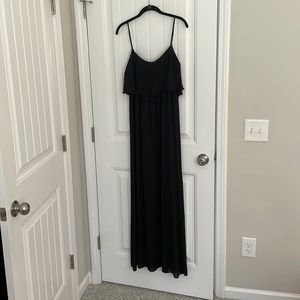 Black vestique maxi size small